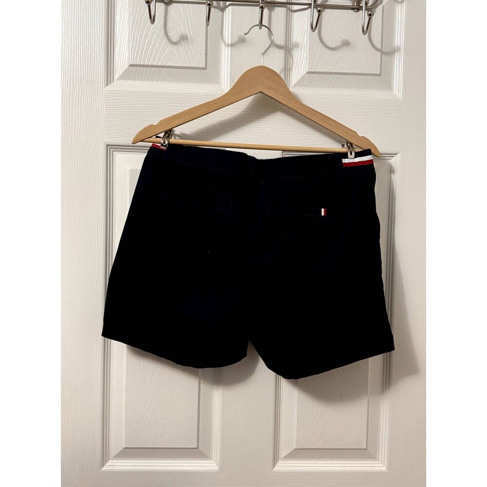 NWT TOMMY HILFIGER WOMEN'S NAVY 5" CLASSIC STRETCH SHORTS MID RISE Sz 4